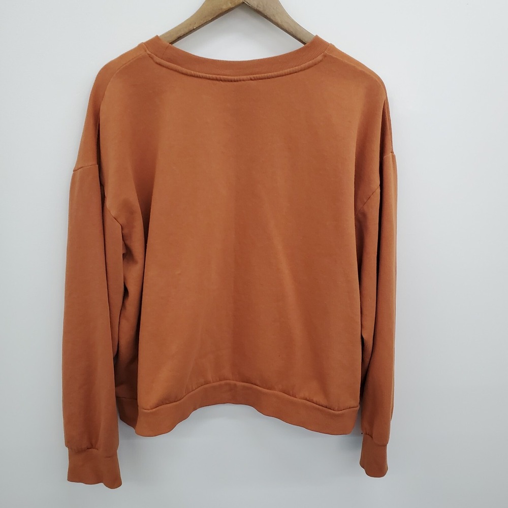 Yellowstone Dutton Ranch M Sweatshirt Pullover Crewneck Rust Western Graphic - Picture 2 of 9